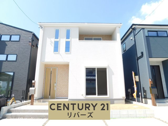清須市阿原星の宮の新築一戸建の外観|☆１号棟☆ 　　新価格！！いつでもご案内できます♪（お問合せ当日、平日、水曜、夜間でもＯＫ）　「尾張星の宮」駅徒歩３分♪　南向き！　敷地４３．３８坪！　長期優良住宅♪　駐車並列３台ＯＫ！　南に庭付き♪