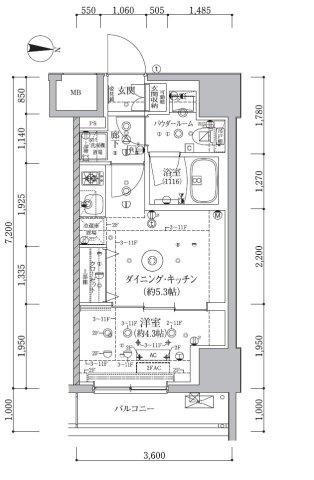 アルテシモクレルトルテの間取り