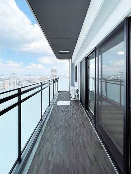 S-RESIDENCE金山epure(エピュレ)のバルコニー|陽当たり良好なバルコニーです