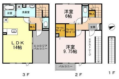 第3コスモスヴィラの間取り