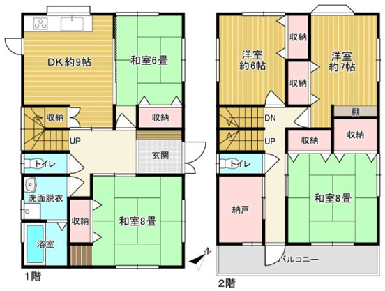 【間取り】 | 熱海市下多賀　戸建