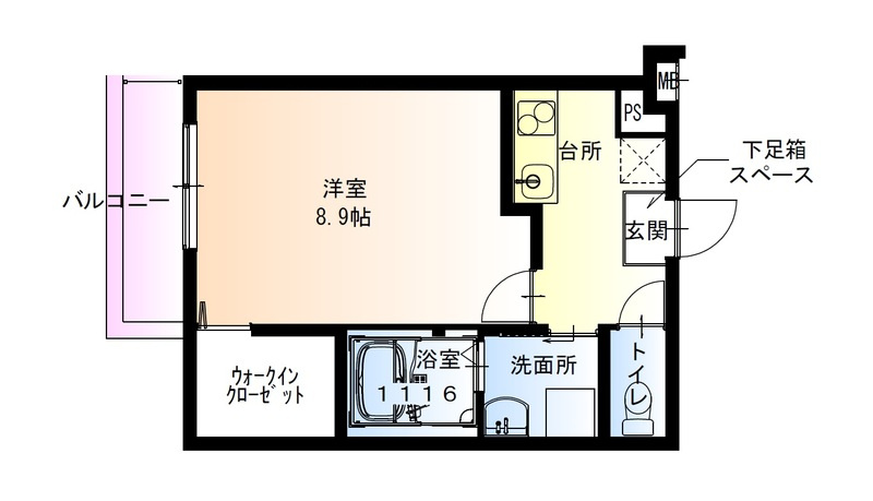 フジパレス山之内ノースの間取り