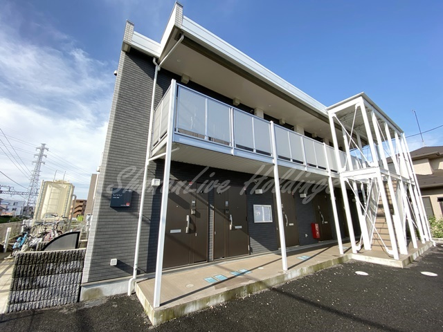 藤沢市下土棚のアパートの外観