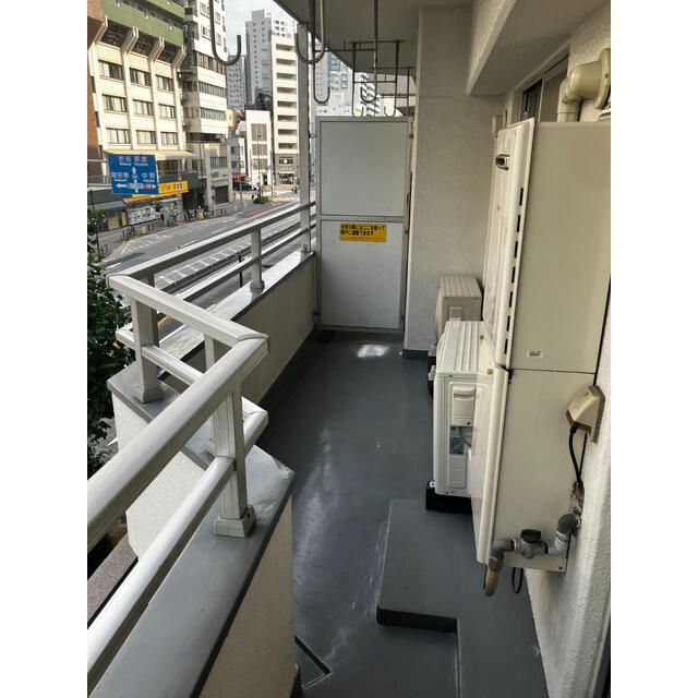 第二アルプスマンションのバルコニー