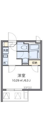 レオネクストアビタシオン　Ｎの間取り|代表的な間取のため実際の間取とは異なる場合があります