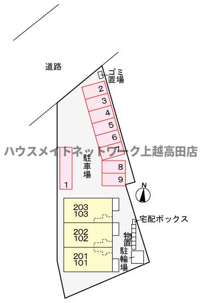 フォルトゥーナの区画図|配置図