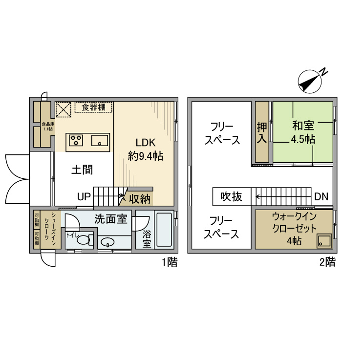 大船戸建の間取り