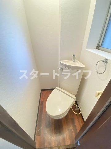 大阪市東淀川区東中島４丁目の賃貸マンションのトイレ