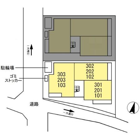 CasaWestの区画図