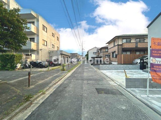 江戸川区西瑞江5丁目新築分譲住宅の前面道路含む現地写真|全面道路