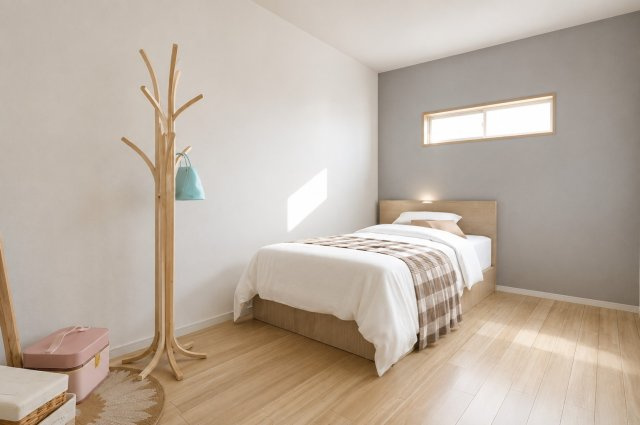 本町の完成予想図|―洋室6帖パース― 新築参考プラン1919万円、建物面積83.03㎡