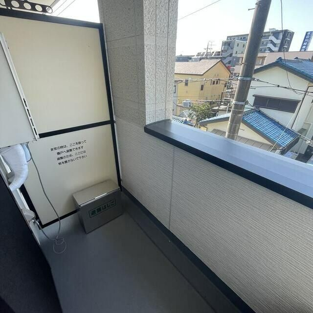 ＭＥＬＤＩＡ京成大和田Ⅱのバルコニー