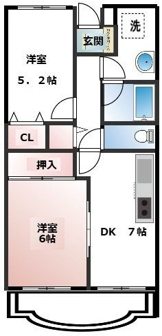 アムール吉野の間取り