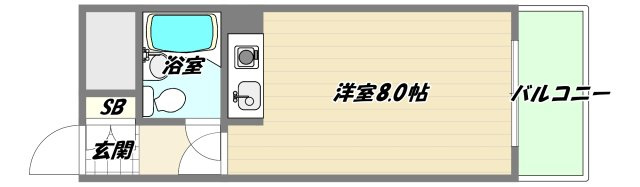 大阪市淀川区木川西２丁目の賃貸マンションの間取り