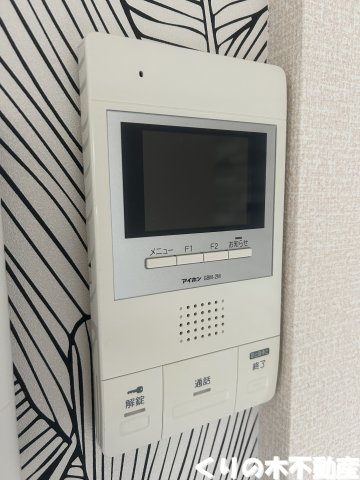 【セキュリティ】 | Nefuelt | モニター付きインターホンです