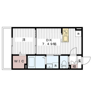 【間取り】 | AJ南柏WestⅠ | 間取りです。