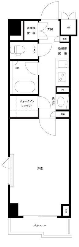 ルーブル三軒茶屋参番館の間取り|間取りです。