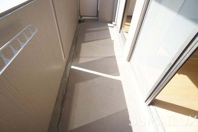 熊本市南区田井島１丁目の賃貸マンションのバルコニー