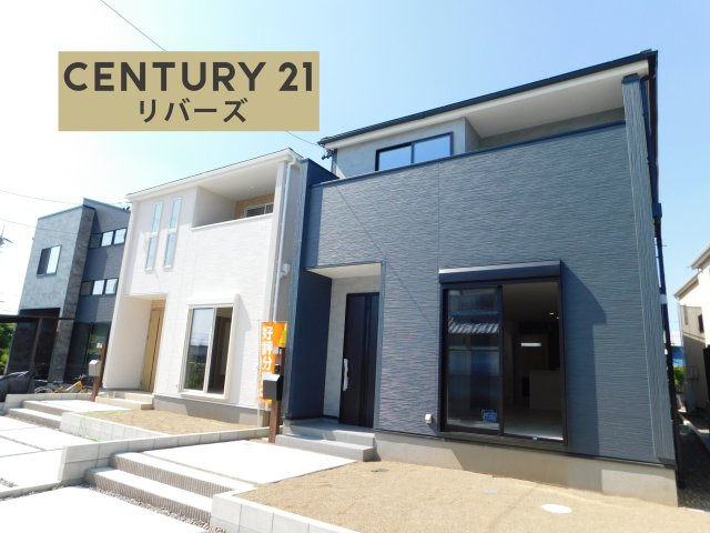 清須市阿原星の宮の新築一戸建の外観|☆２号棟☆　　新価格！！いつでもご案内できます♪（お問合せ当日、平日、水曜、夜間でもＯＫ）　「尾張星の宮」駅徒歩３分♪　南向き！　敷地４７．２２坪！　長期優良住宅♪　駐車楽々並列２台ＯＫ　南に庭付き♪