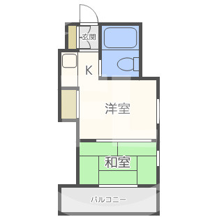 オアーゼ梅田東の間取り|オアーゼ扇町　間取り