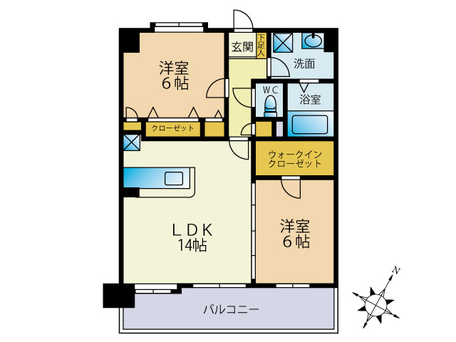 【間取り】 | ソレアード空港南