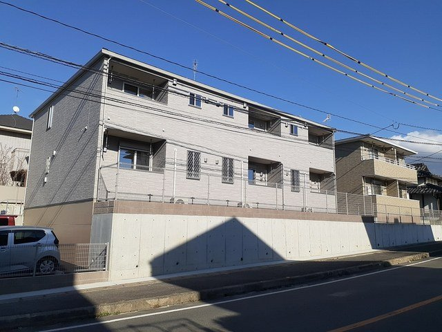 ユニゾンパークサイド　Ⅴの外観|外はこのようになっています