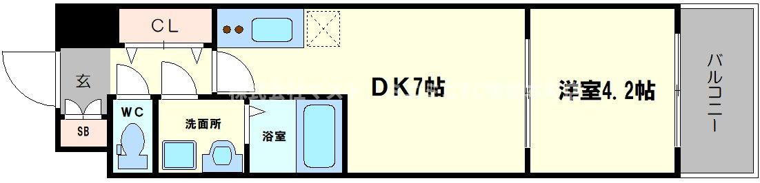 LC梅田北の間取り