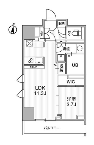 テラス森下の間取り