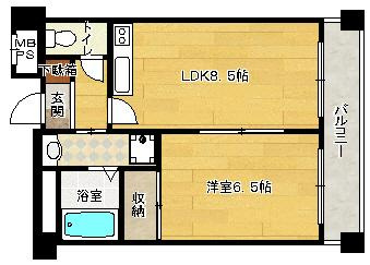 【間取り】 | 第5浦濱ビレッジ