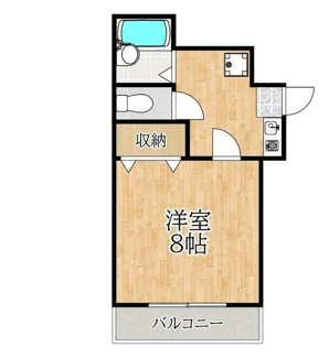 【間取り】 | 永和第二ビル | 間取りです。