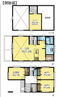 茅ヶ崎市矢畑　新築戸建　全４棟の間取り