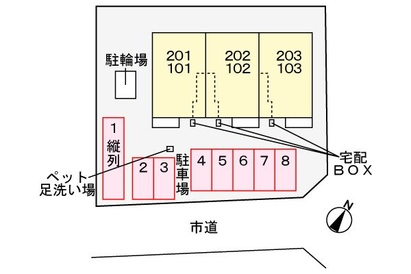 セントラル　ワンＣ　　刈谷市の賃貸ならクラスホーム刈谷店の駐車場