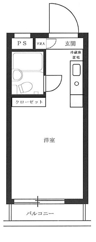 ラ・レジダンス・ド・ＶＩＰ中野坂上 の間取り|間取りです。