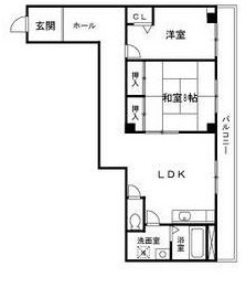 ガーデンコート山之内の間取り