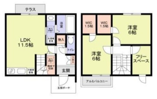 【間取り】 | ＢＩＡＮＣＡ | 間取りです。