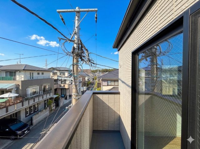 鎌倉市大船4丁目　新築戸建て　第1のバルコニー|◆日当たり良好なバルコニー！毎日のお洗濯にも嬉しいですね！