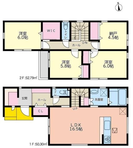 戸塚区上矢部町　新築戸建て　第4の間取り
