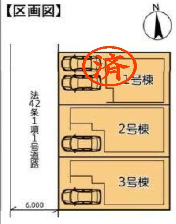 戸塚区上矢部町　新築戸建て　第4の区画図