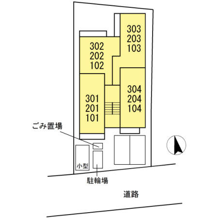 マ・メゾンの区画図