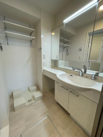 Ｄ－ｒｏｏｍ舟入南の独立洗面台|洗面室
