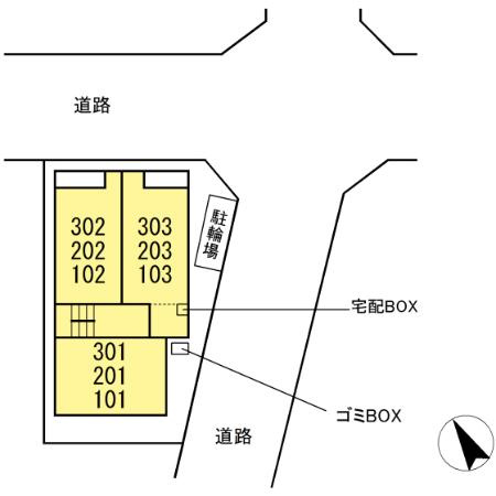 ＣＡＳＡニックスⅣの区画図