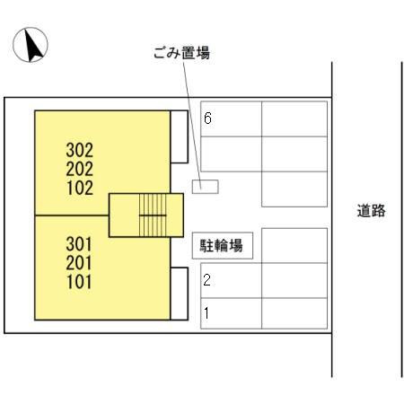 セレーノ舟入の区画図