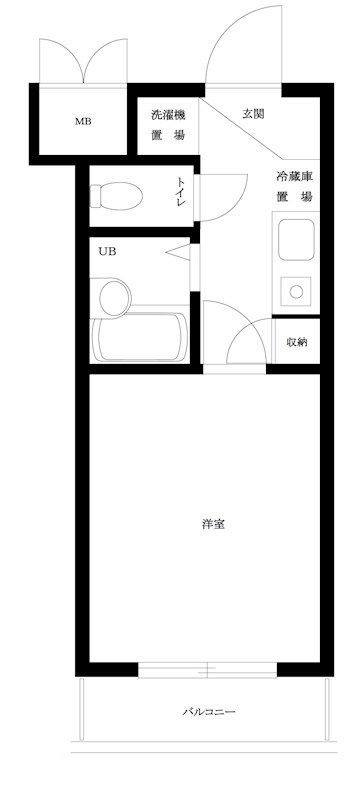 ルーブル西五反田の間取り|間取りです。
