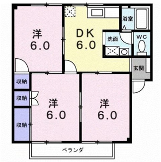 【間取り】 | ハイツルーラルⅠ