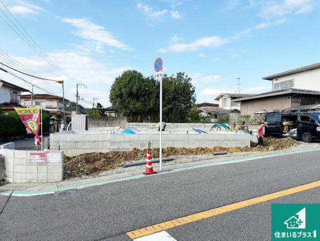 河内長野市大師町　第2期　新築一戸建ての外観|周辺は落ち着いた街並みの住宅地！子育てがしやすい住環境です！まだ未完成ですが、現地でしかわからない事もございます。是非一度ご覧ください。