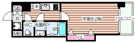 【間取り】 | ラグゼ新大阪イーストⅠ