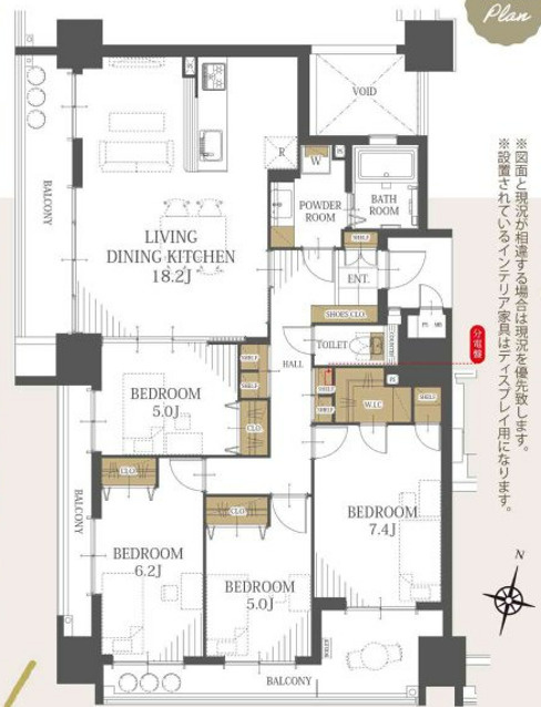 ミオビエント豊崎の間取り