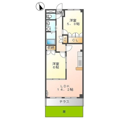 ワイズ・コンドミニアムの間取り