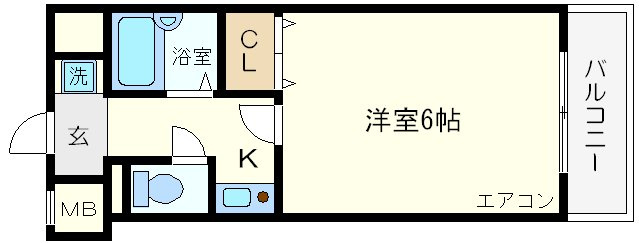 セレッソコート西心斎橋の間取り|セレッソコート西心斎橋　間取り