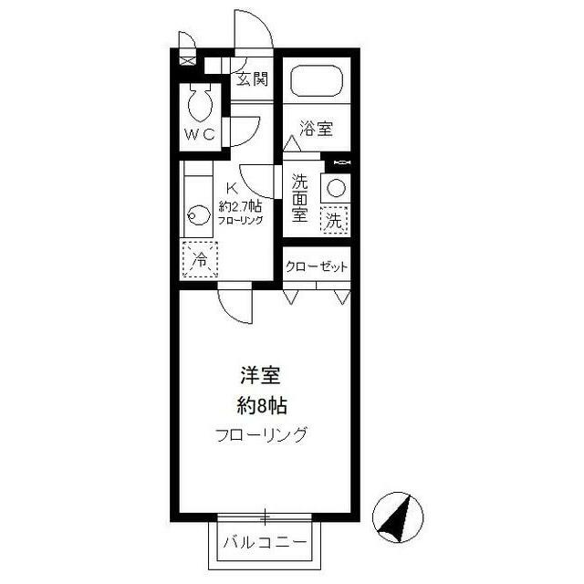 プライムコートⅠの間取り